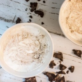 Steamy Creamy Mocha Coffee Recipe made with World Markets Peruvian Llama Coffee Beans