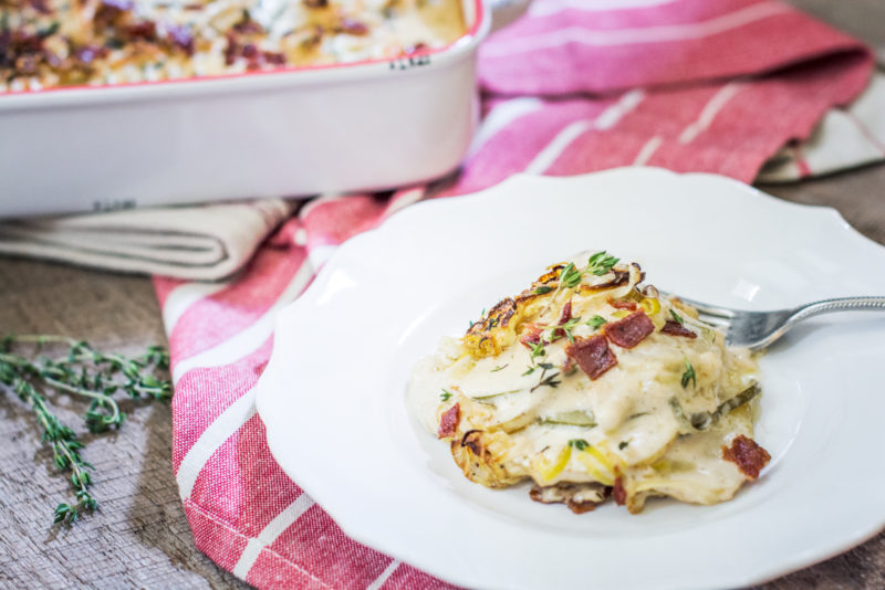 Zucchini Potato Gratin recipe