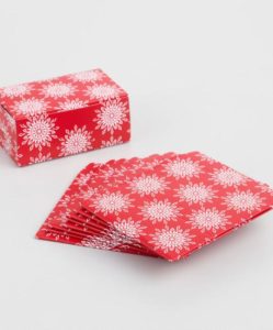 Red Snowflake Confection Boxes