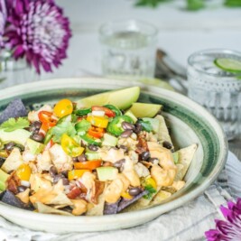 Easy to make Lobster Nachos, get the recipe at Little Figgy Food!