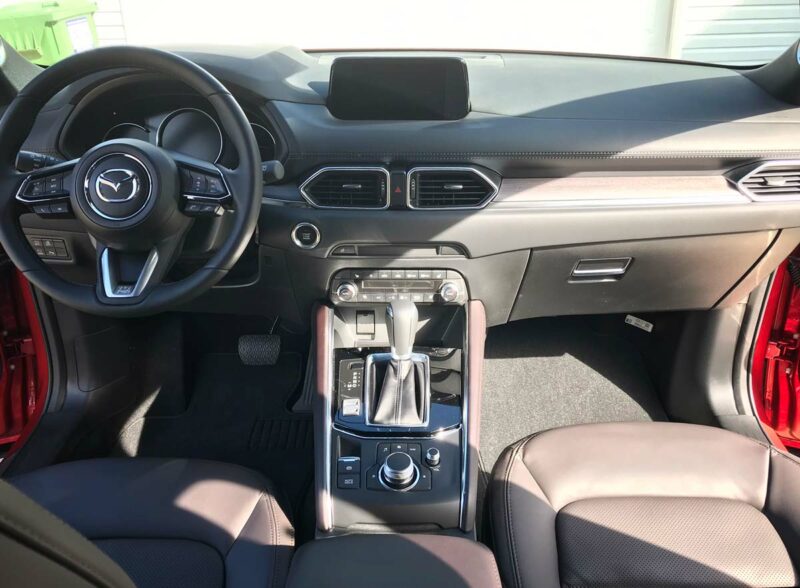 Interior front of Mazda CX-5