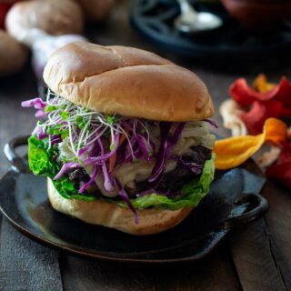 Loaded Portobello Mushroom Burger