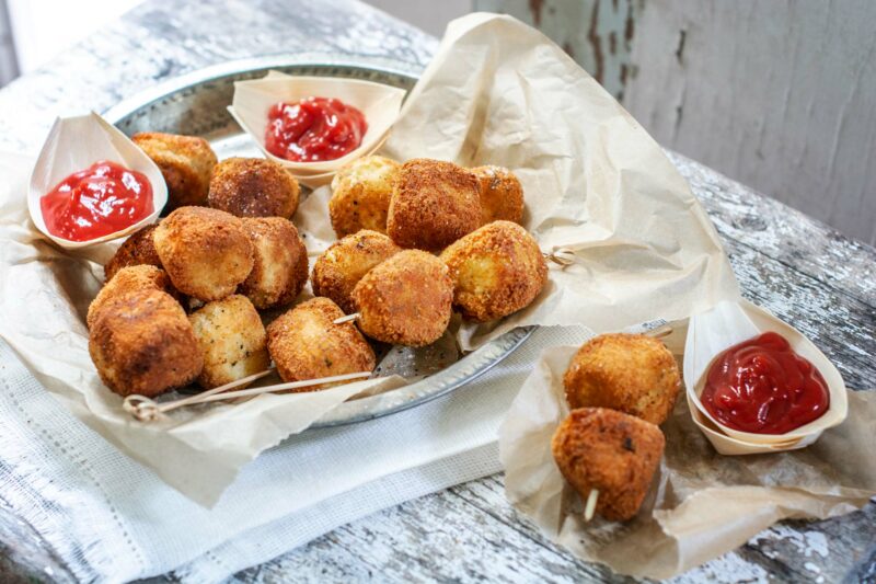 Easy to make vegetable and potato nuggets, the perfect kid-friendly snack