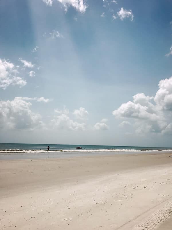 On the beach