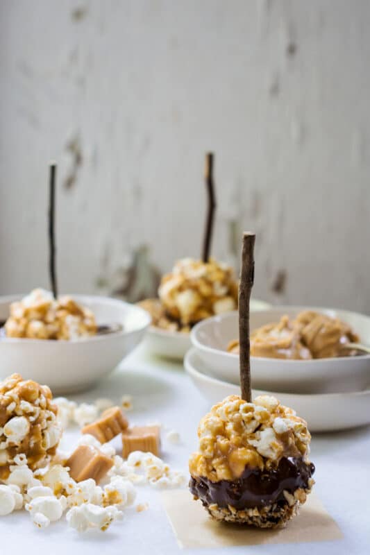 Chocolate Caramel PB after school treats
