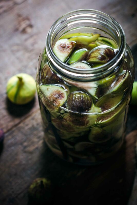 Vodka infused figs