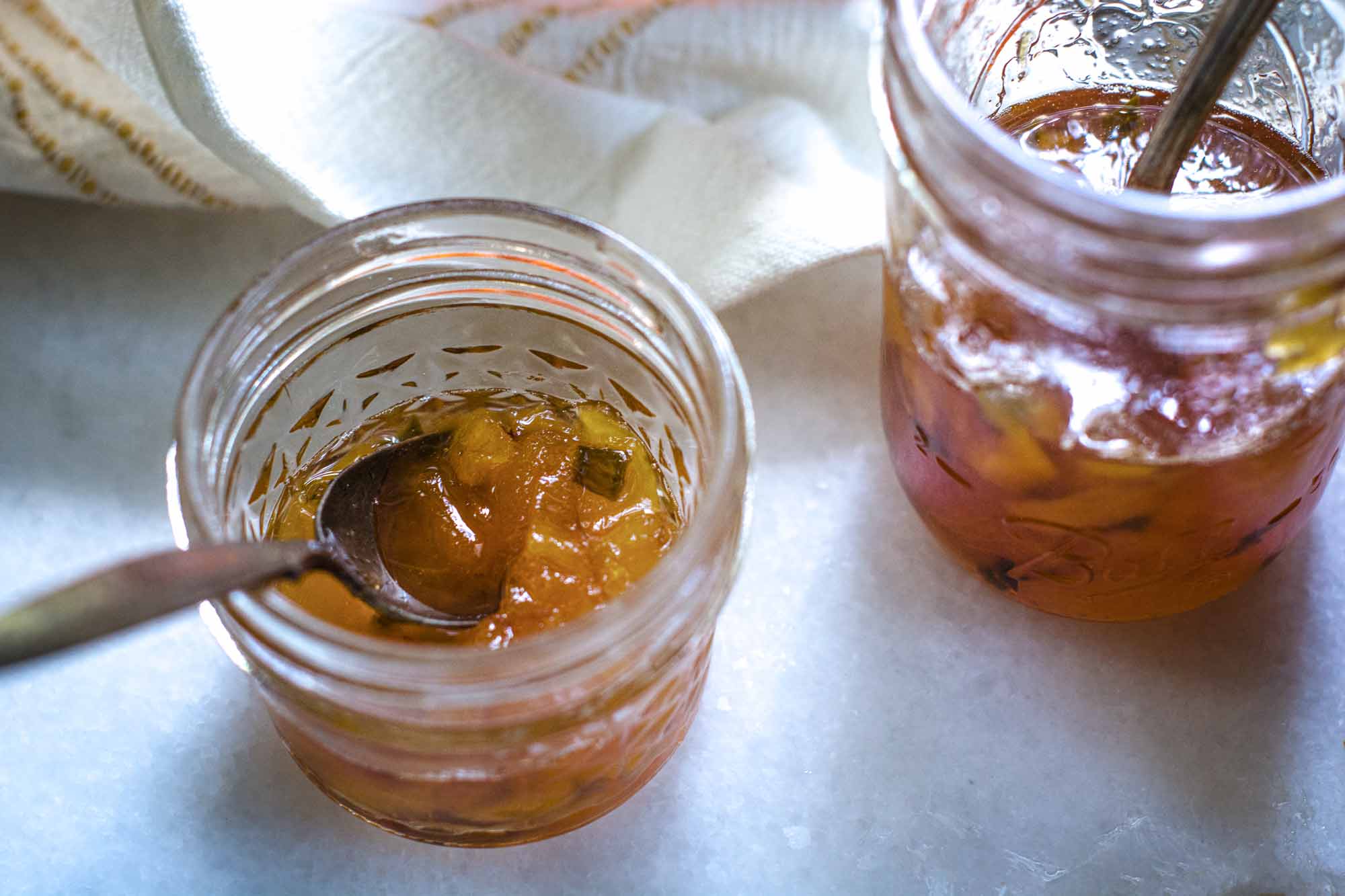 Small Batch Pepper Peach Jam Recipe Little Figgy Food