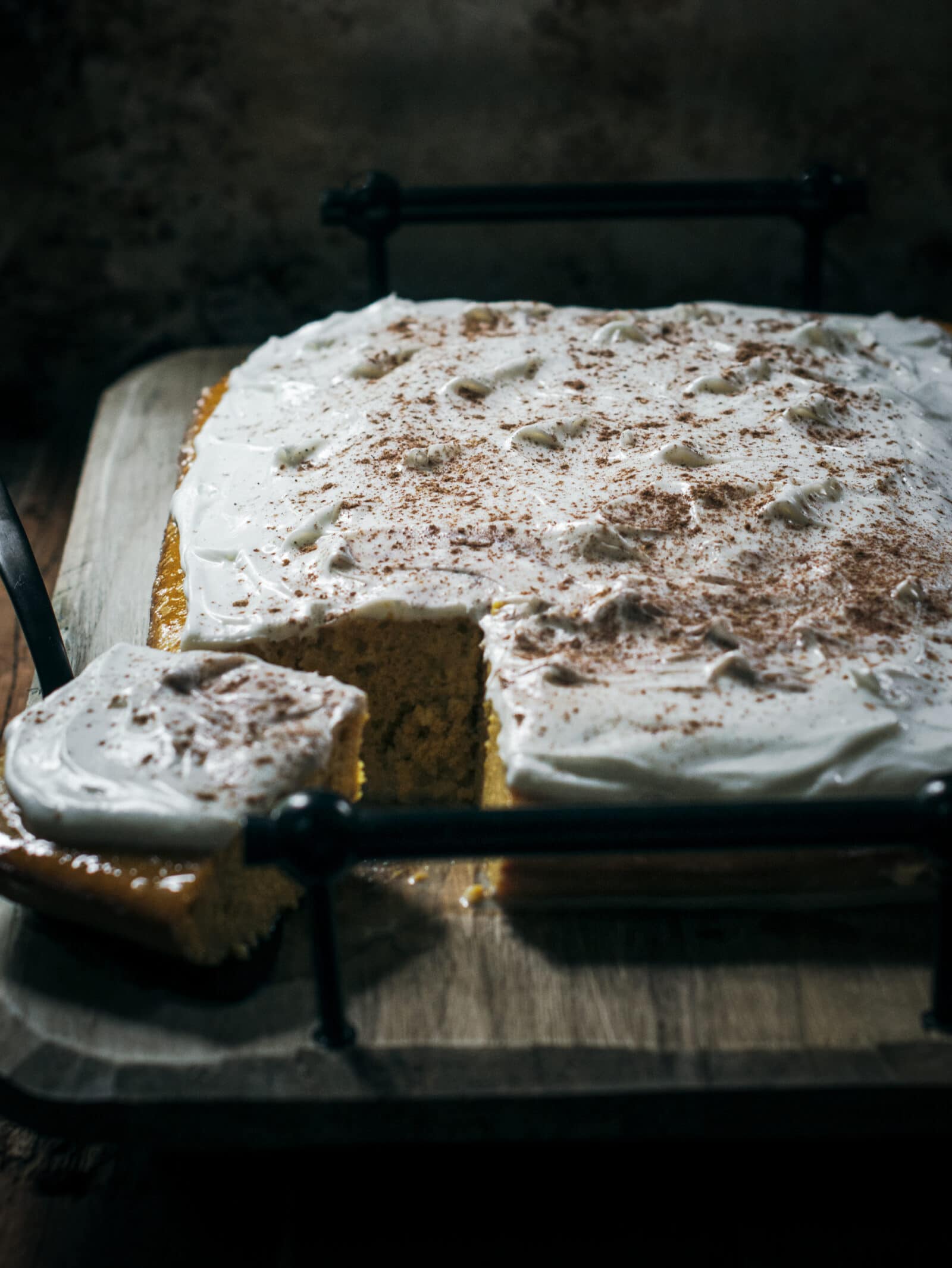 Pumpkin sheet cake recipe for fall
