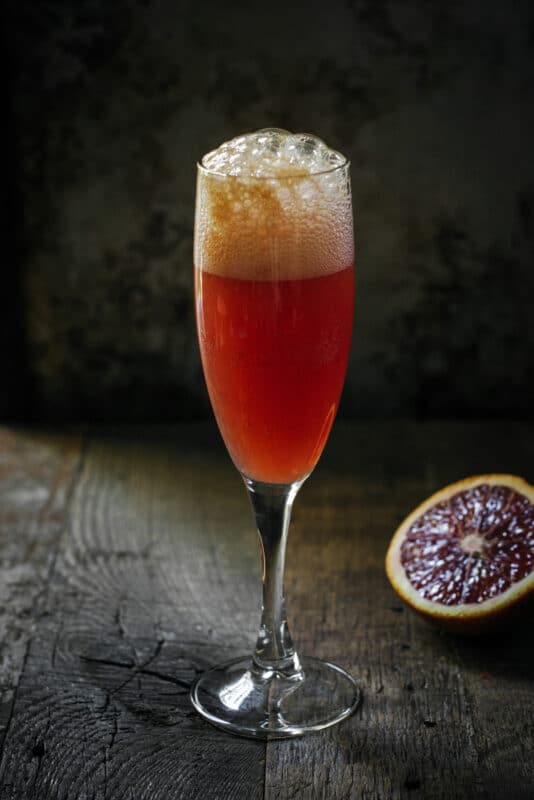 Sparkling Blood Orange Bellini Recipe