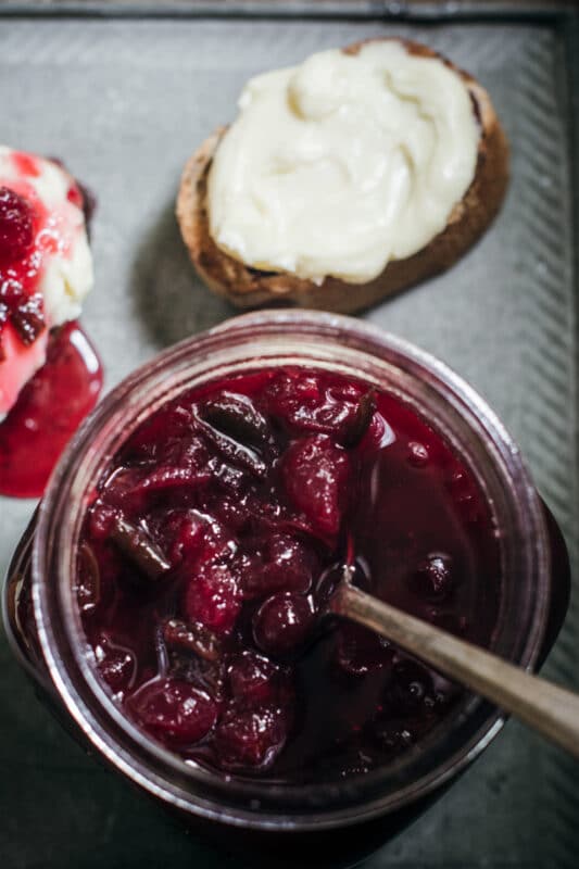Spicy Jalapeno Cranberry Jam