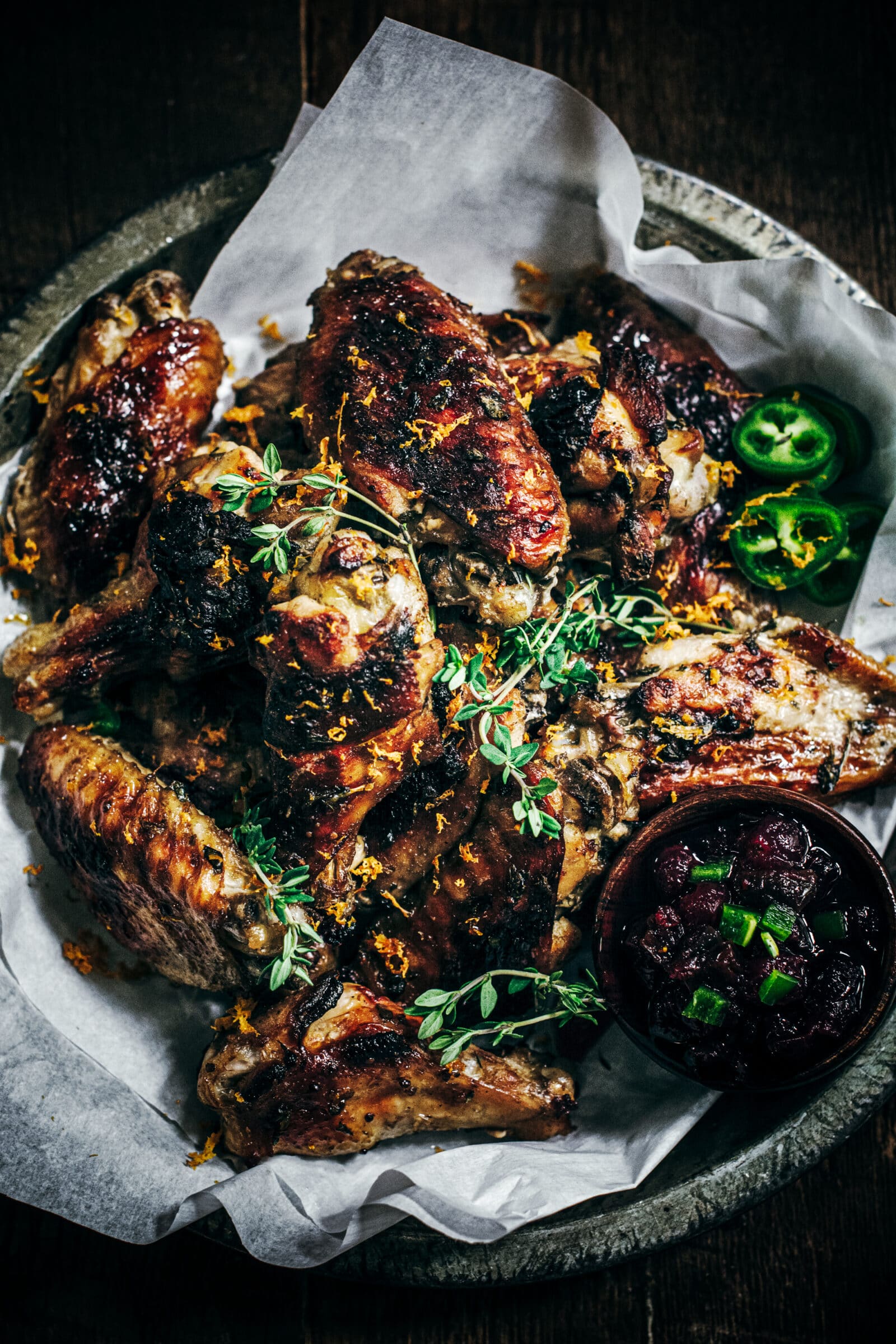 Apple Butter Chicken Wings Recipe