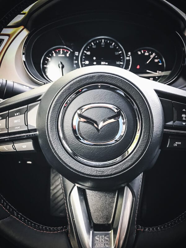 Mazda steering wheel