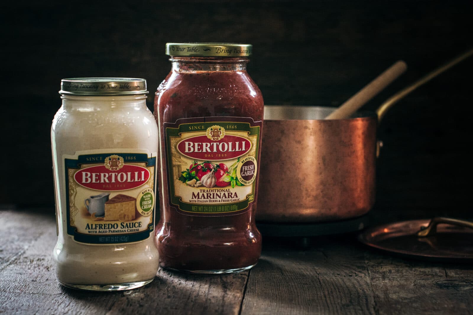 Bertolli Marinara and Alfredo Sauce