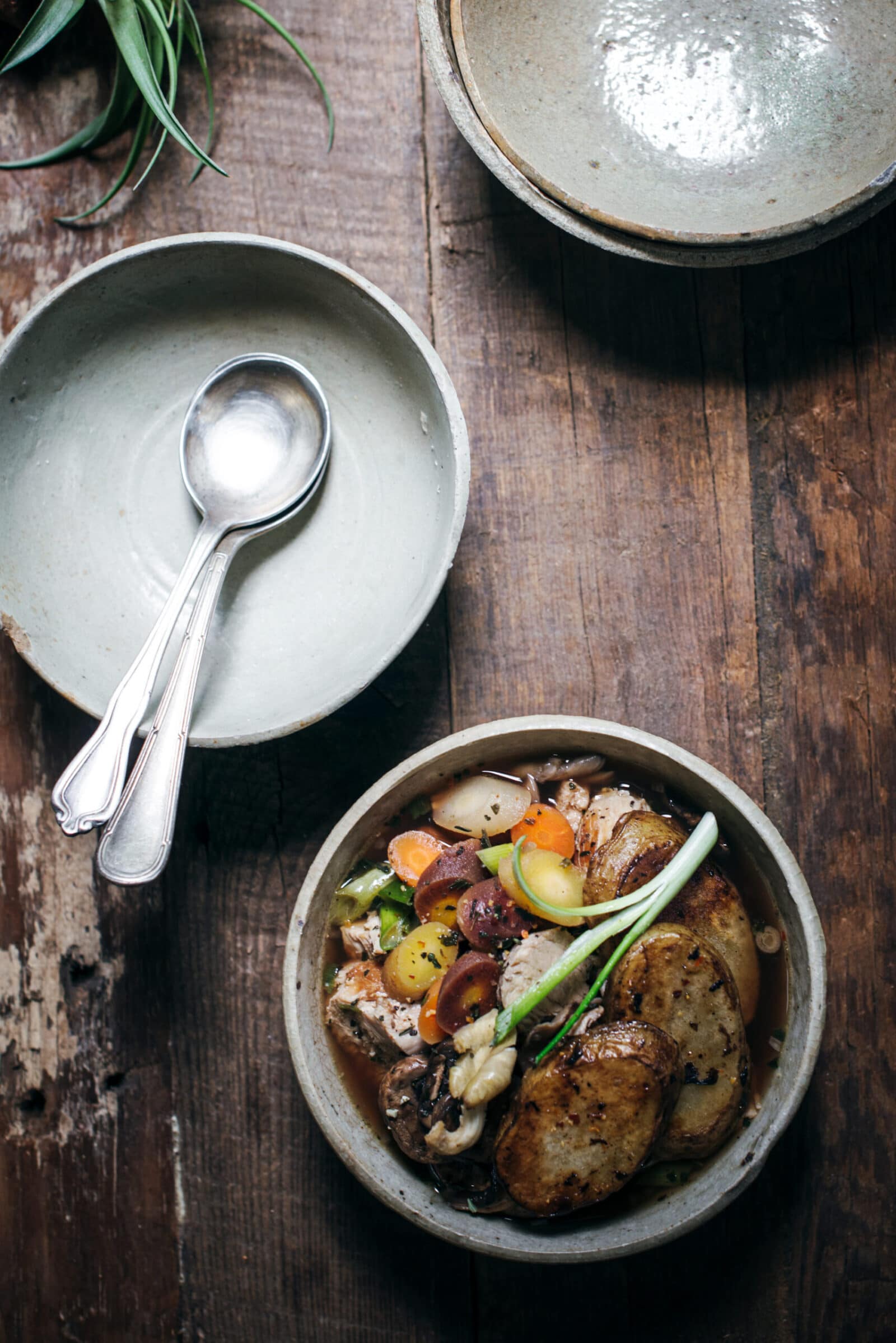 Bowl of chicken hot pot recipe