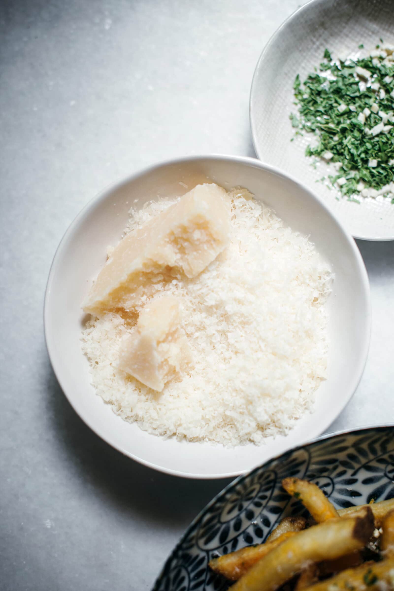 Grated parmesan cheese