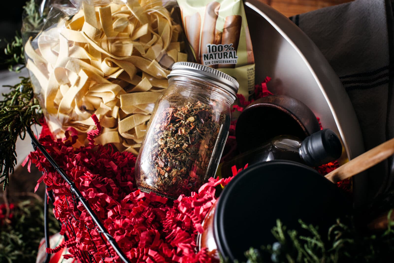 Ball Mason Jar filled with a spice mix