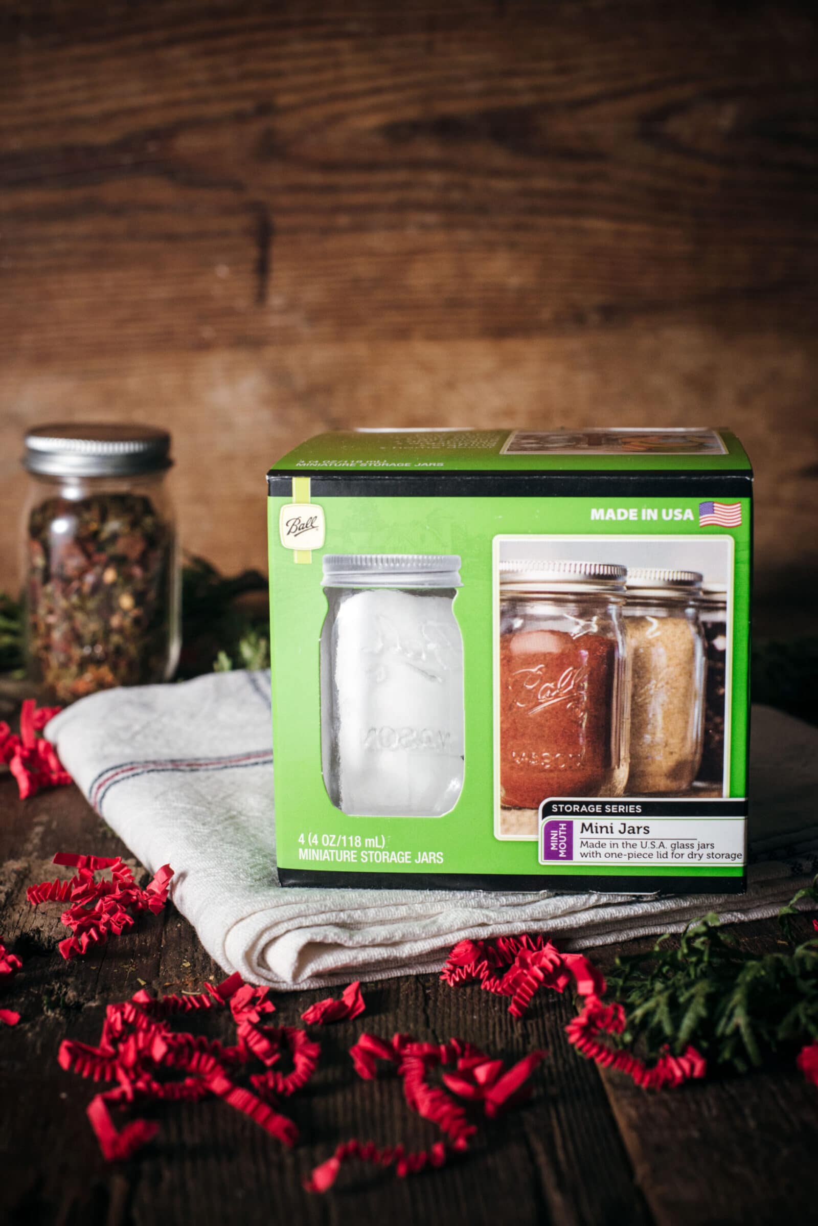 Package of Ball Mini Jars