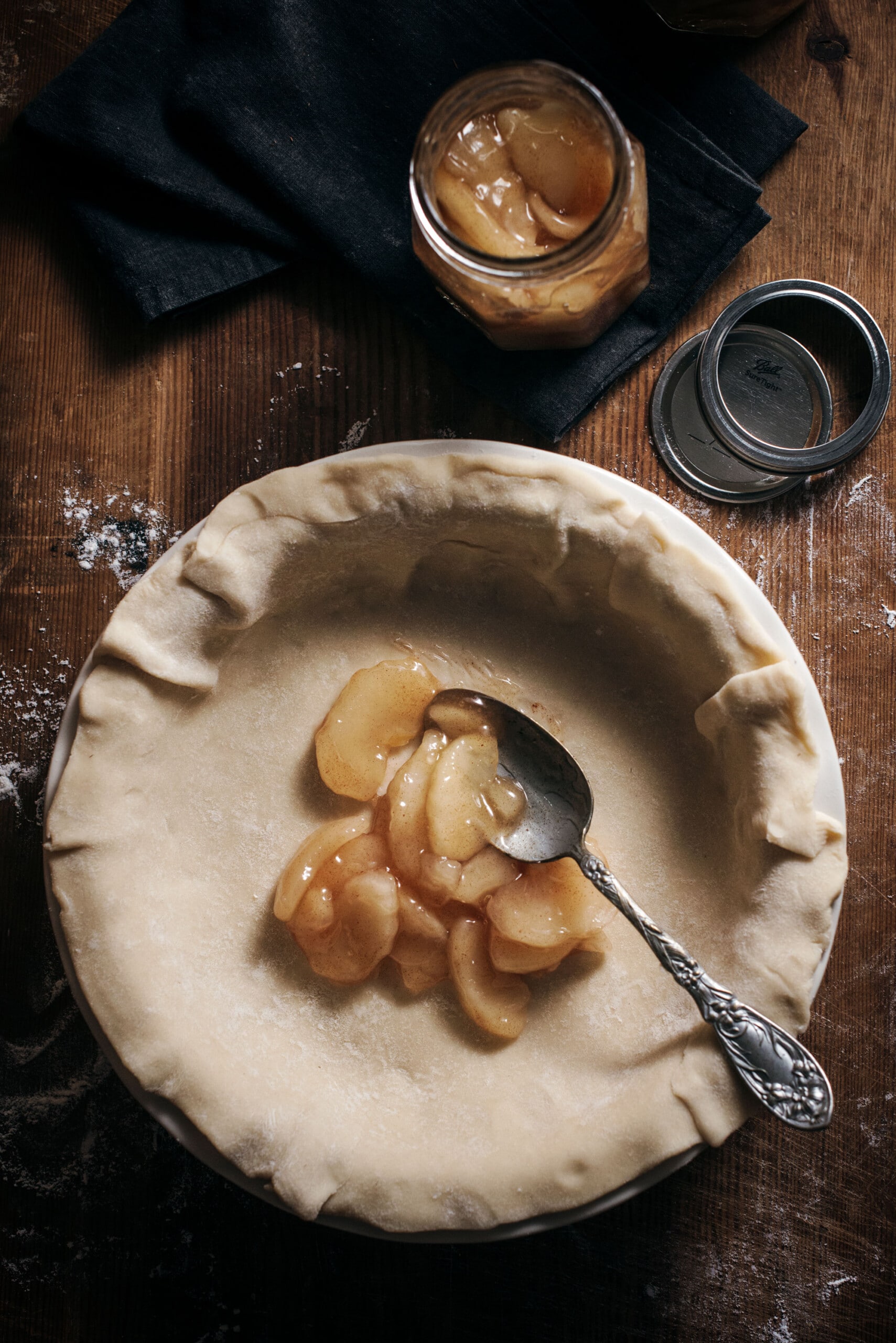 Pie Pastry Shell with Filling