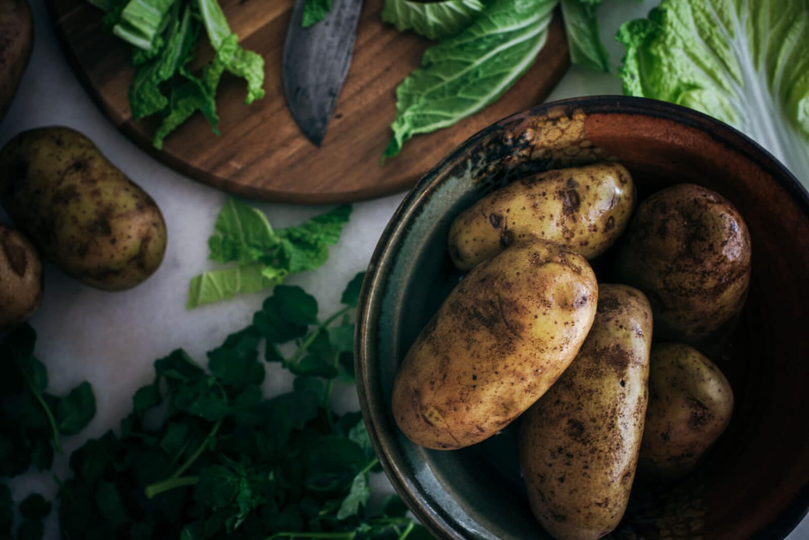 Bowl of Idaho Potatoes