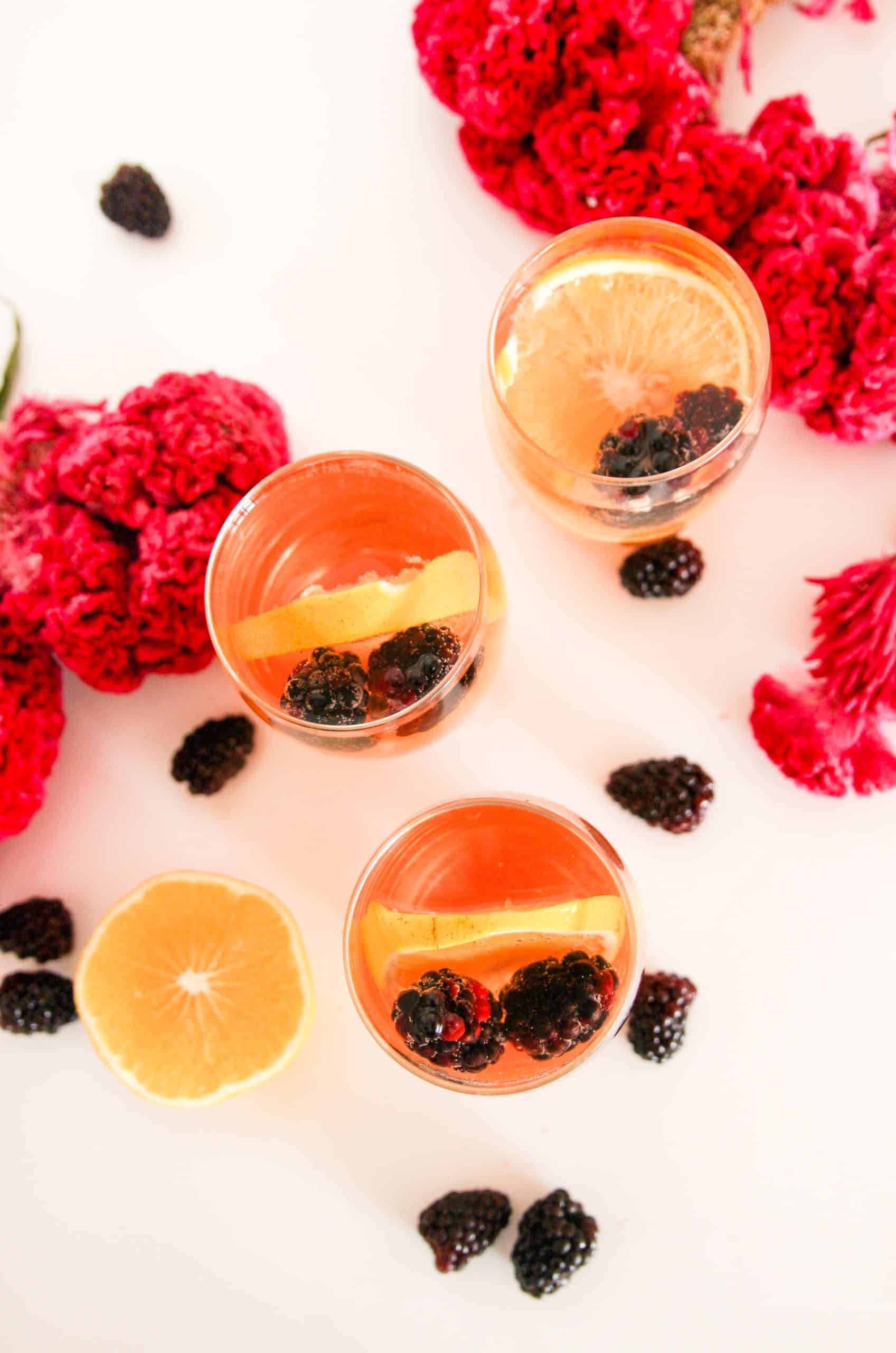 Easy Rose Sangria with Vodka