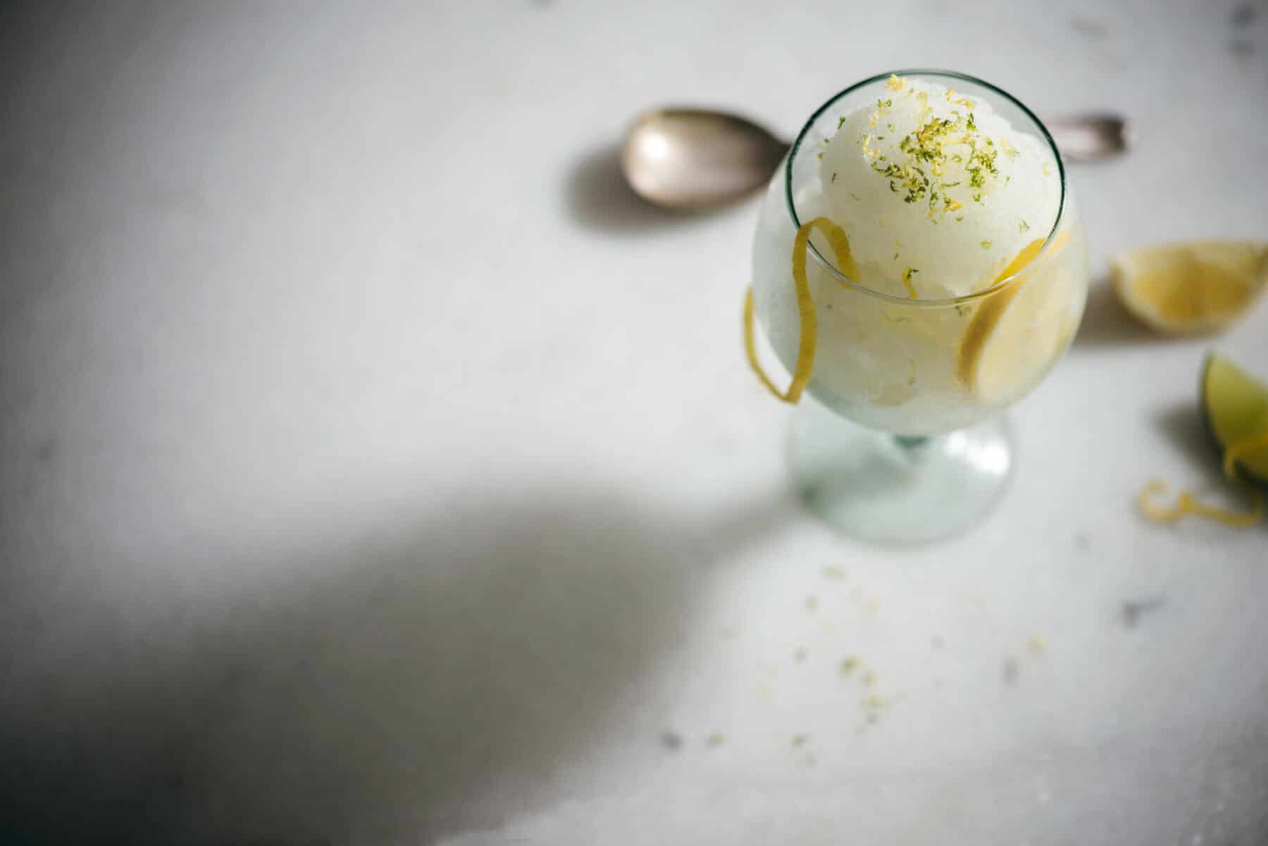 Frozen gin and tonic sorbet recipe