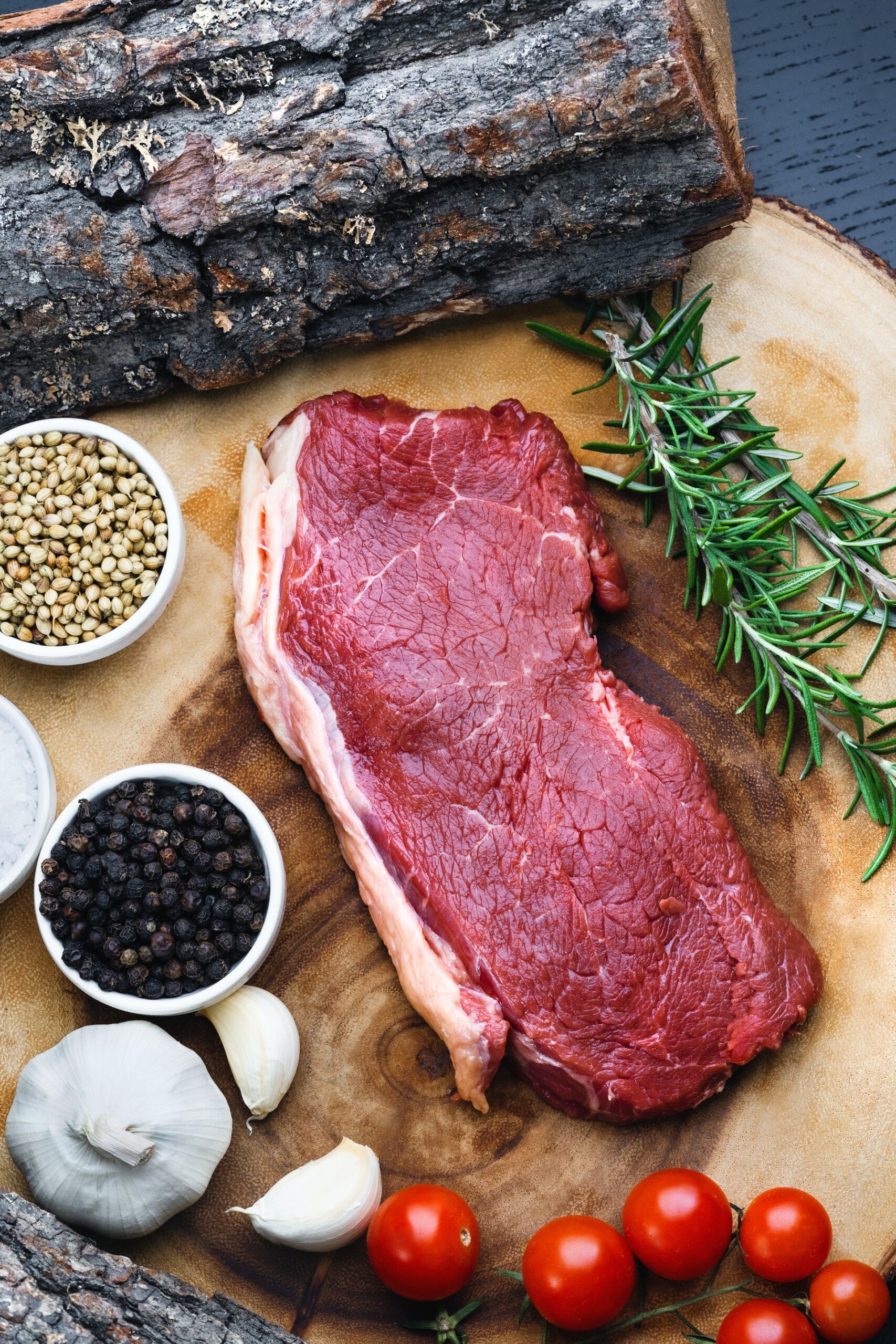 Seasoning steak