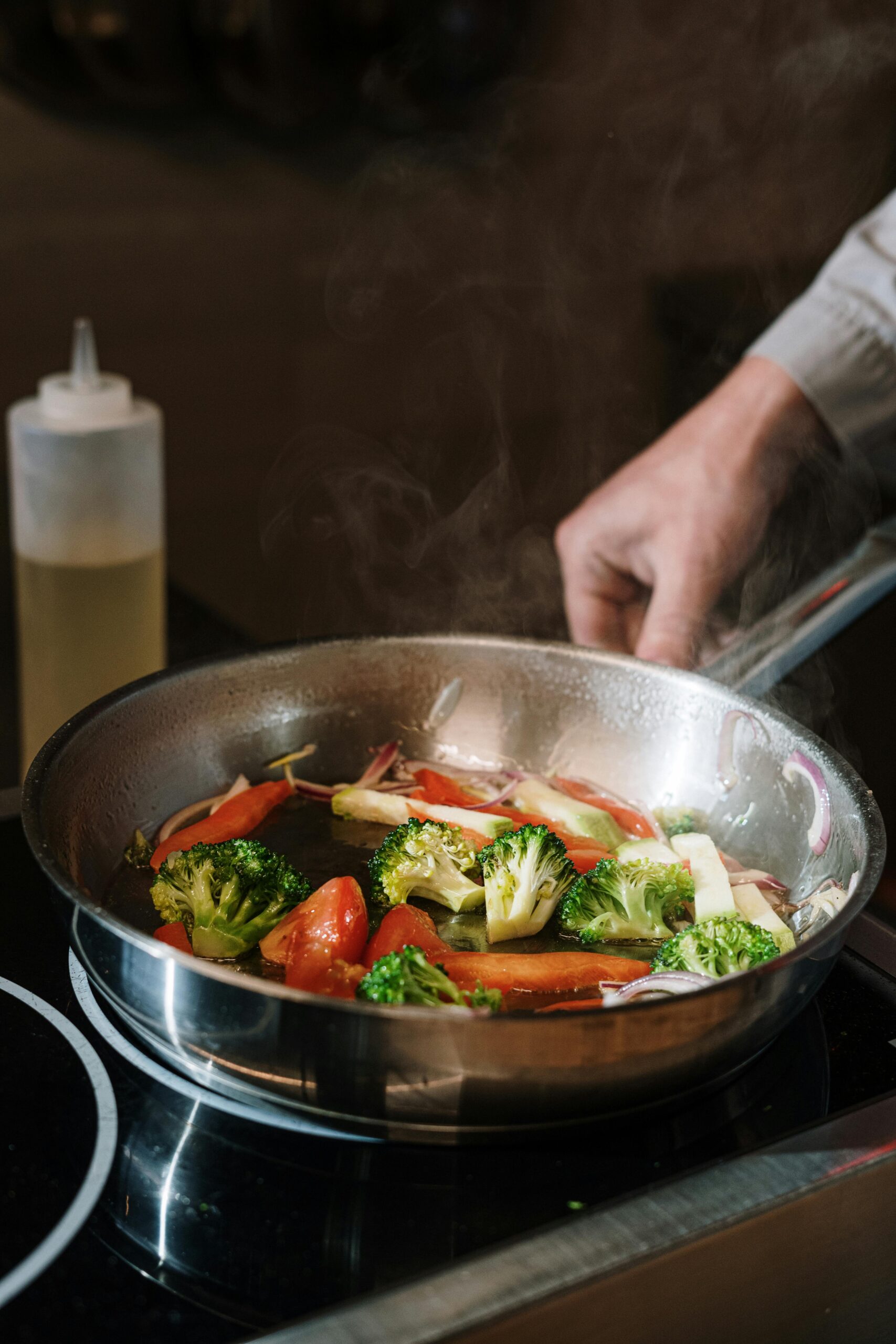Stainless steel skillet on stovetop. Kitchen Upgrades: 5 Signs You Should Replace Your Stainless Steel Cookware